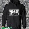 Worst Behavior Logo Hoodie