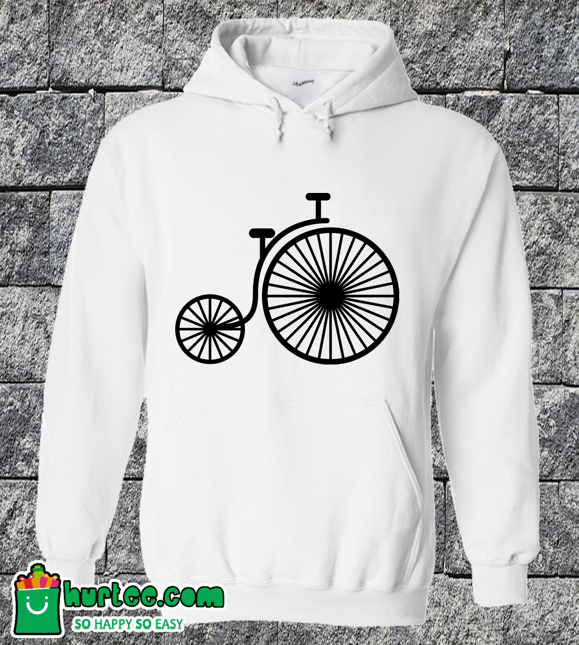 Bicycle Vintage Hoodie