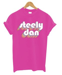 Steely Dan Retro Faded-Style Typography Design T-Shirt