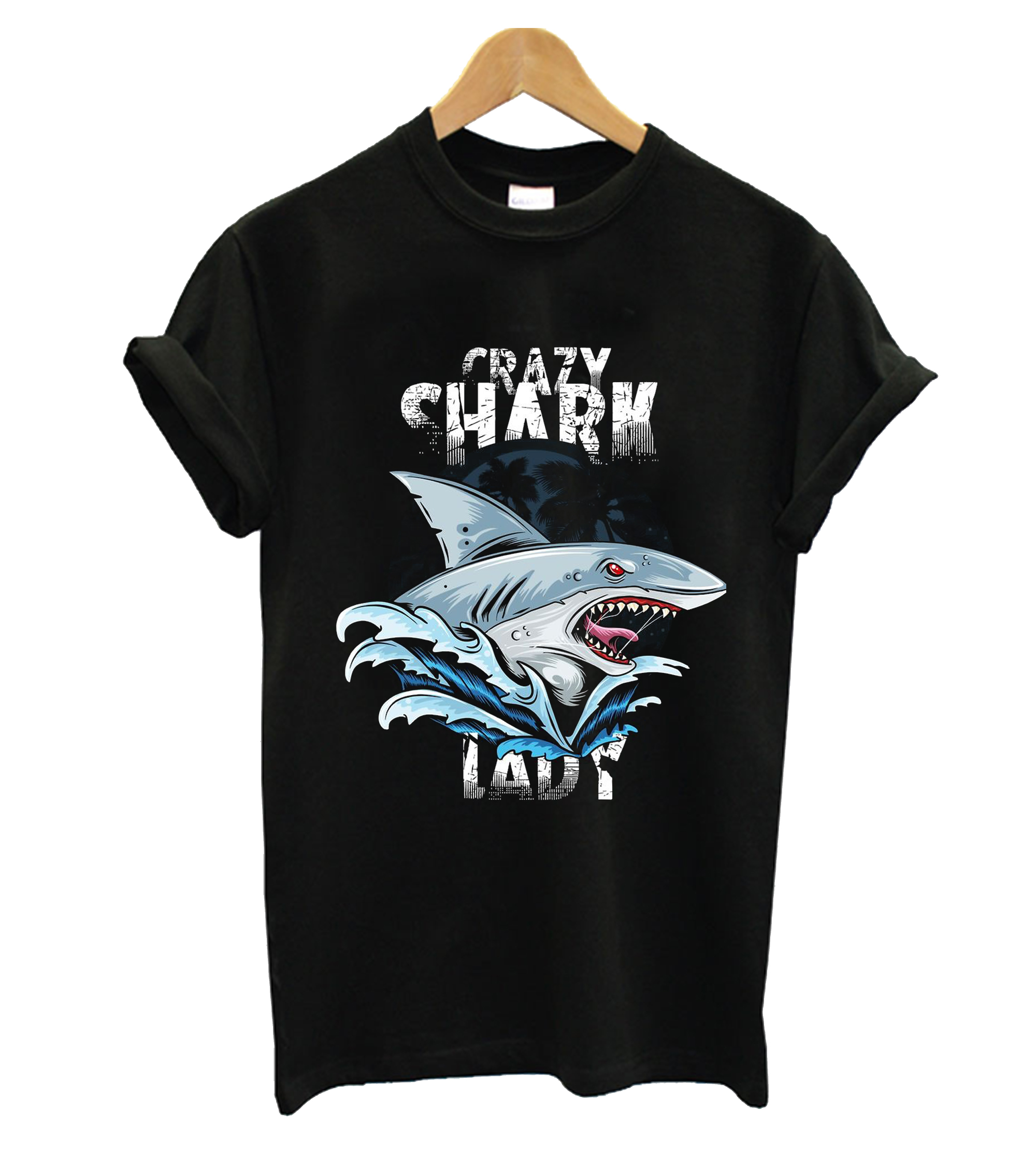 Crazy Shark T-Shirt