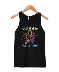 Sksksk and I Oop... Save the Turtles meme Tank Top