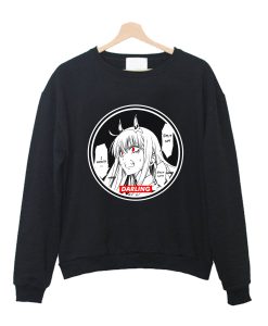 Zero Two Darling in The Franxx Crewneck Sweatshirt