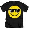 Smiley face mask T-shirt
