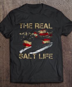 The Real Salt Life Black T-shirt