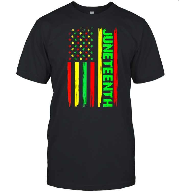 Juneteenth in A Flag for Black History T-shirt