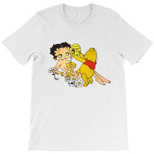 Betty Boop And Winnie The Pooh Honey T-Shirt