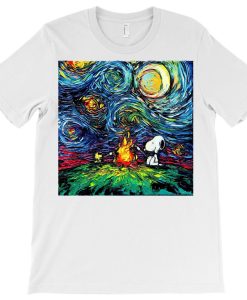 Starry Night Snoopy T-shirt
