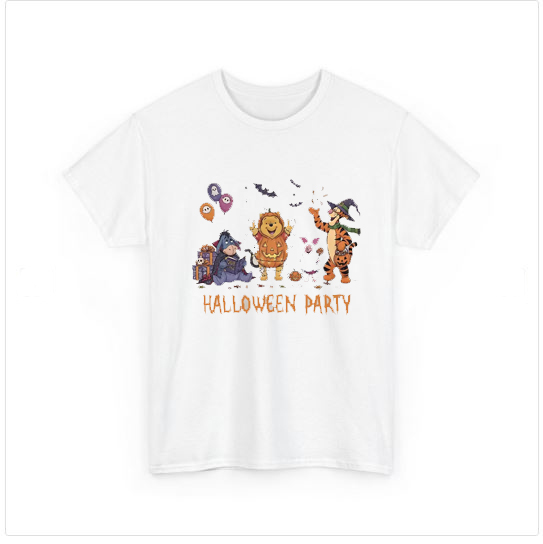 Retro Winnie The Pooh Halloween Tshirt