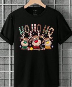 Ho Ho Ho Deer Christmas T shirt